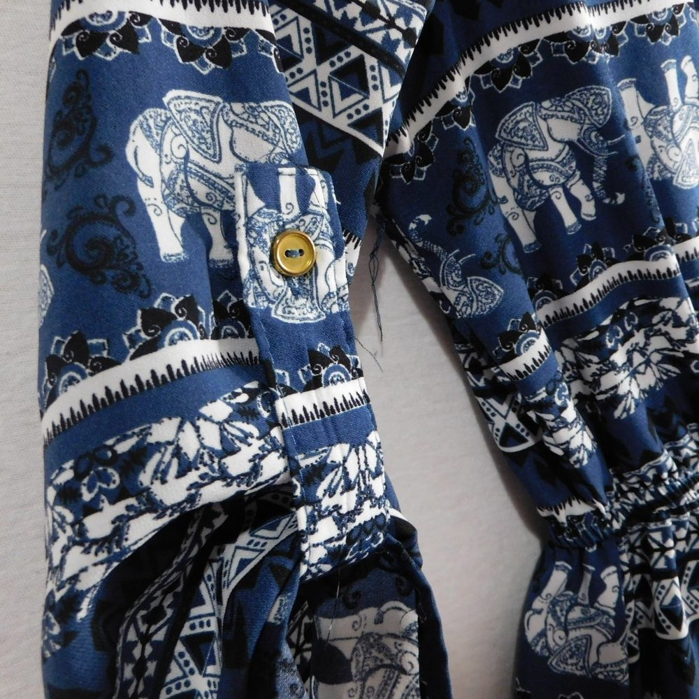 RUE 21 Elephant Print Dress size S - Picture 3 of 5